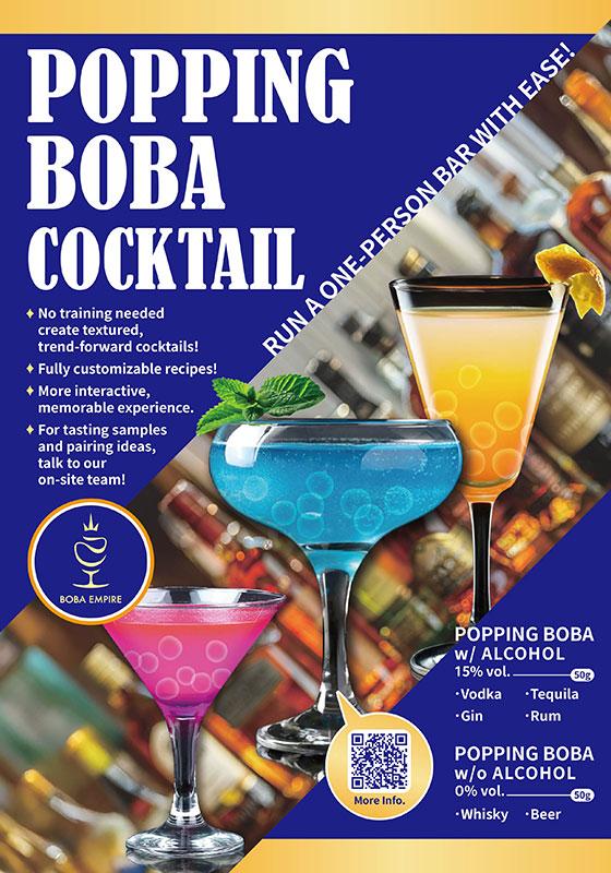 Cocktail Popping Boba